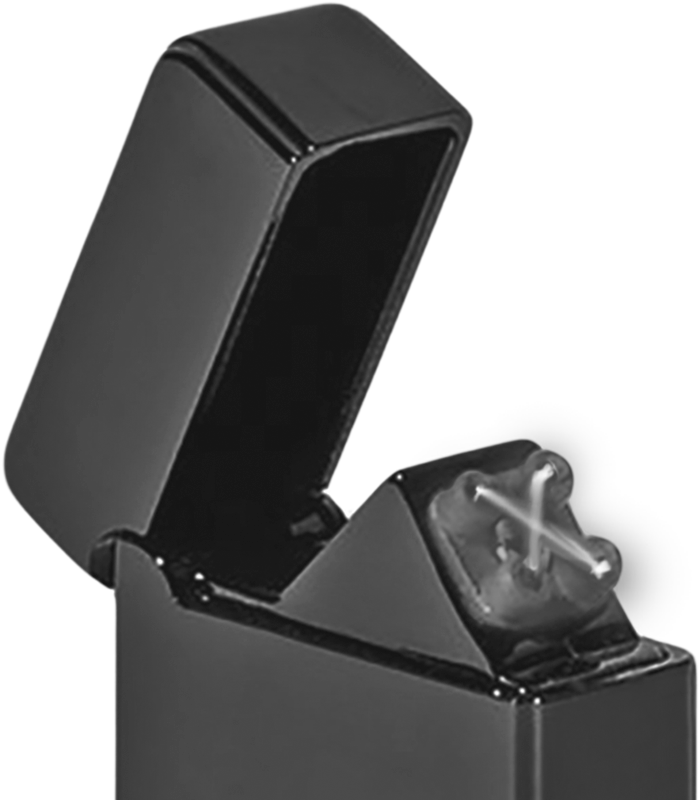 Flip-Top Lighters in Use