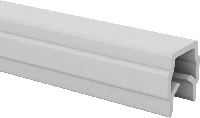T-Yivli Çerçeve Paneli Askısı, İtme, 20 mm Ray için Katı Paneller, 0,094" Maksimum Kalınlık