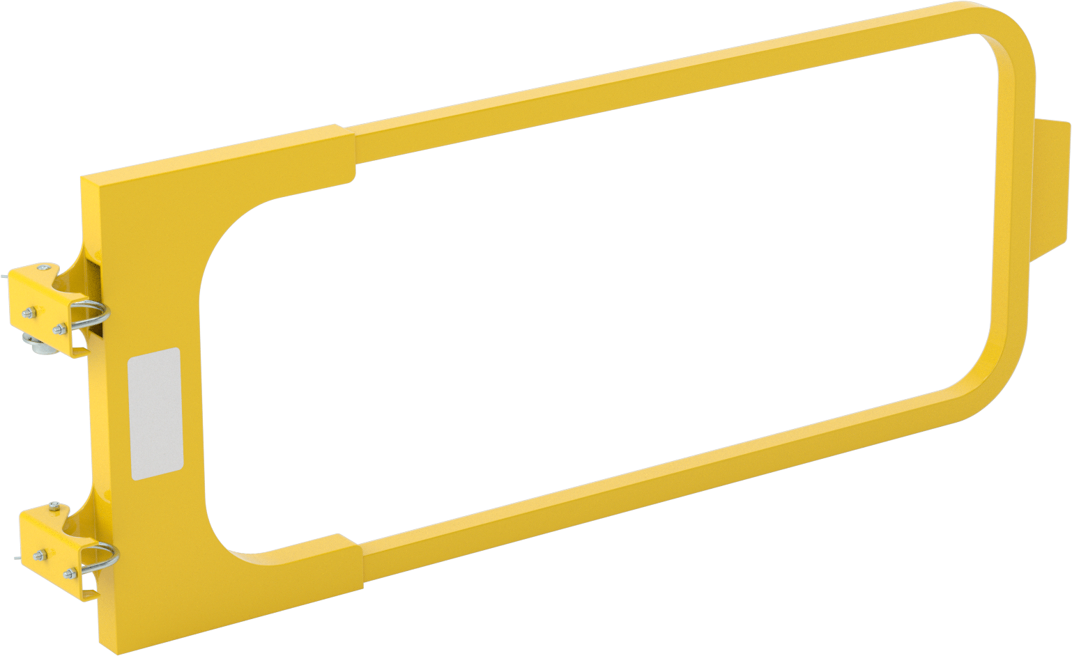 Güvenlik Kapısı, Sarı Toz Boyalı Çelik, 40“ ila 50” Açıklık için