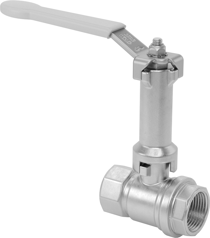 Uzatılmış Saplı Dişli Açma/Kapama Vanası, Pirinç Gövde, 3/4 NPT Dişi x 3/4 NPT Dişi