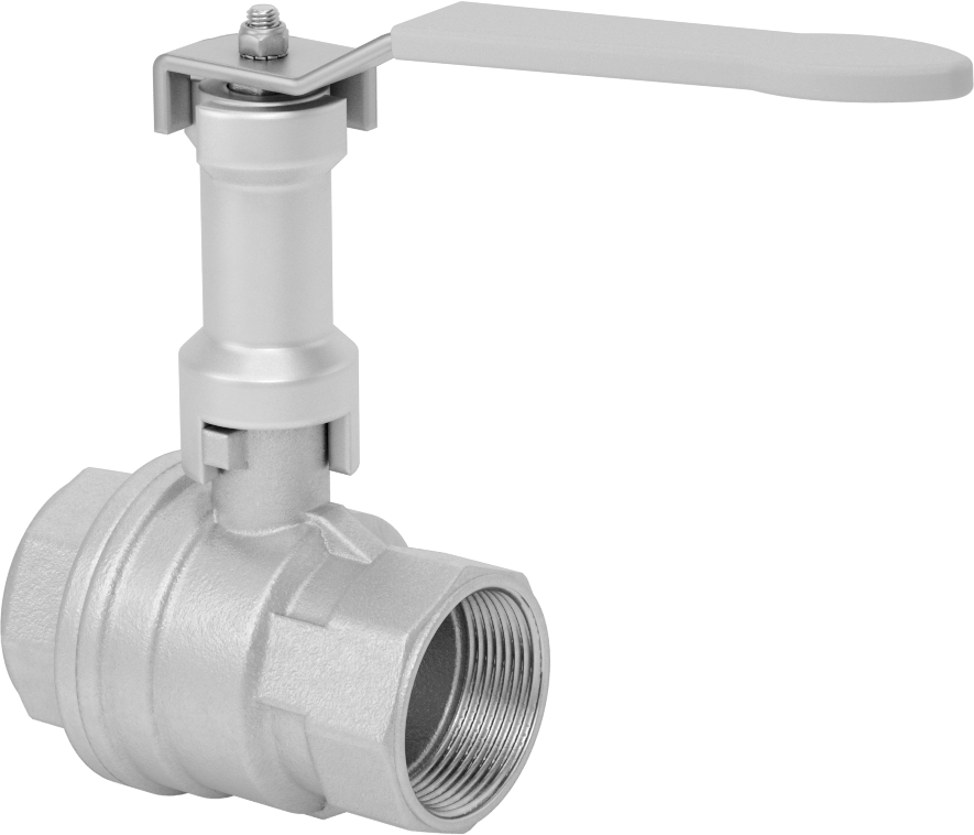 Uzatılmış Saplı Dişli Açma/Kapama Vanası, Pirinç Gövde, 1-1/2 NPT Dişi x 1-1/2 NPT Dişi