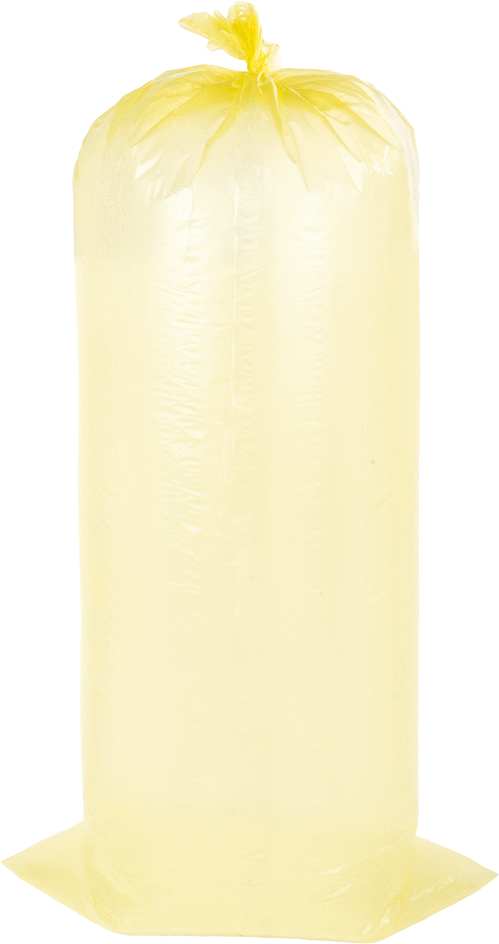 Ekstra Büyük Koruyucu Torbalar, Yarı Şeffaf Sarı, 45“ Genişlik x 96” Yükseklik, 2 Mil Kalınlık