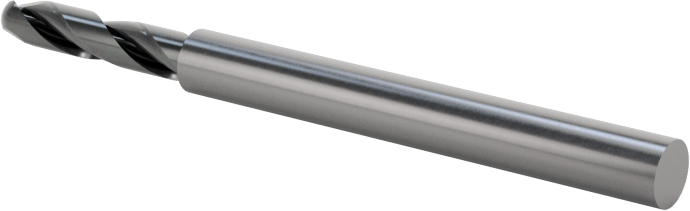 Elmas Benzeri Karbon Kaplı Karbür Uçlu Freze, Bilyalı Uç, 2 Yiv, 3/32" Freze Çapı, 1-1/2" Toplam Uzunluk