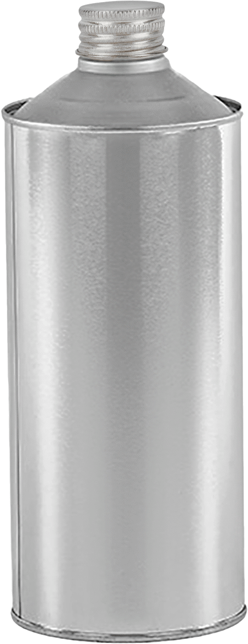 Kalay Kaplı Çelik Şişe, 32 FL oz/950 ml Kapasite, 8-3/4" Yükseklik
