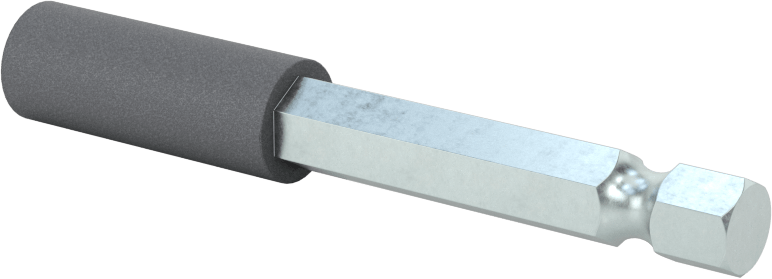 Metaller için Altıgen Şaftlı Taşlama Ucu, 3/8" Baş Çapı, 1" Başlık Uzunluğu