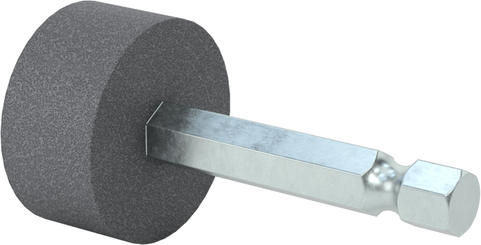 Metaller için Altıgen Şaftlı Taşlama Ucu, 1" Baş Çapı, 1/2" Baş Uzunluğu
