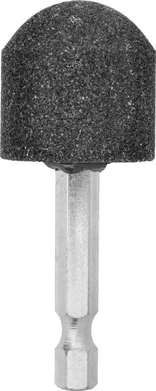 Metaller için Altıgen Şaftlı Taşlama Ucu, 1" Baş Çapı, 1" Başlık Uzunluğu, A21 Şekil No.