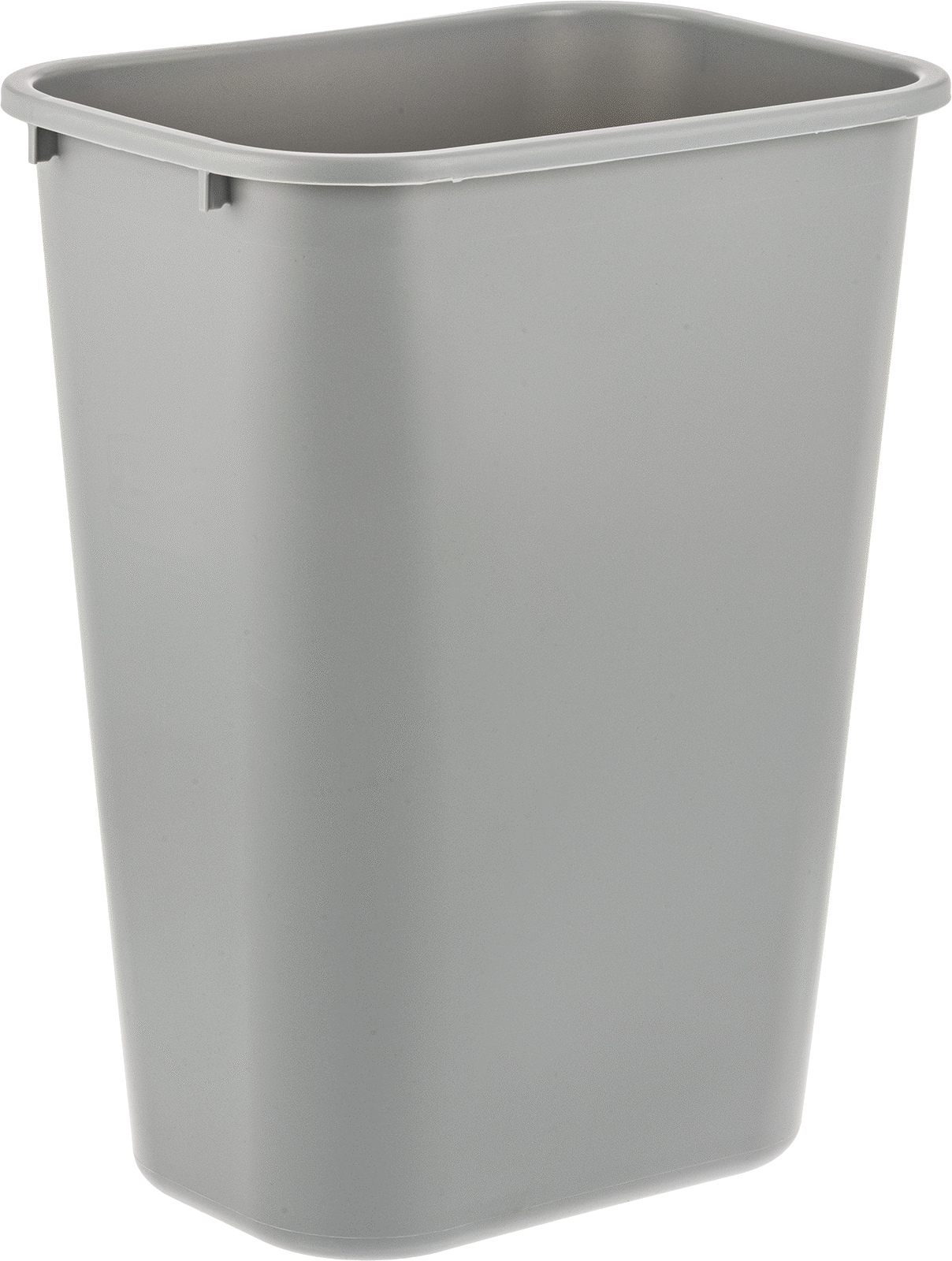 Plastik Çöp Kovası, 15-1/4" Genişlik, Dikdörtgen, 10 Galon Kapasite