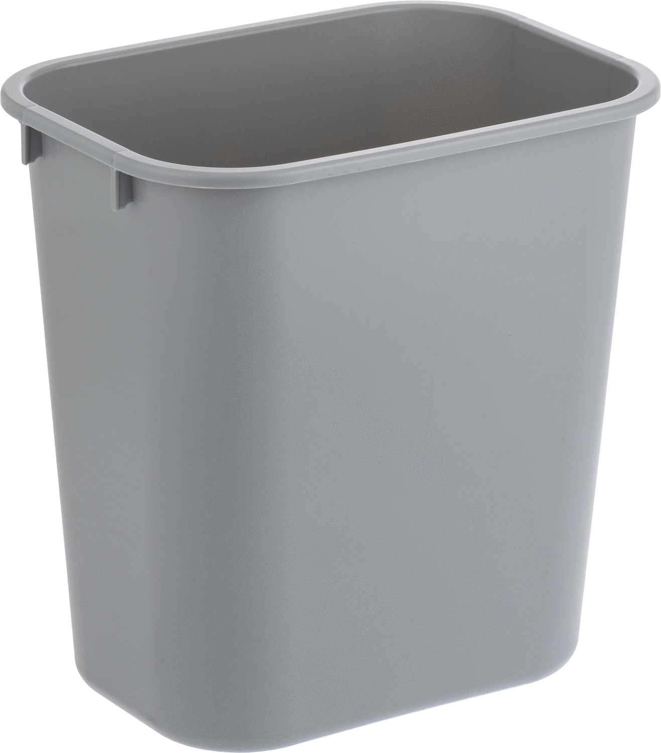 Plastik Çöp Kovası, 11-1/4" Genişlik, Dikdörtgen, 3 Galon Kapasite