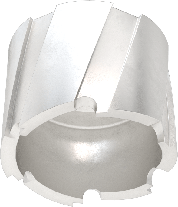 Sac Metal için Delik Testere, 1/2" Kesme Derinliği, 1-1/16" Çap