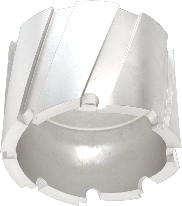 Sac Metal için Delik Testere, 1/2" Kesme Derinliği, 1-1/8" Çap