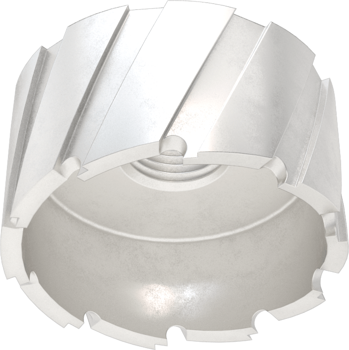 Sac Metal için Delik Testere, 1/2" Kesme Derinliği, 1-1/2" Çap