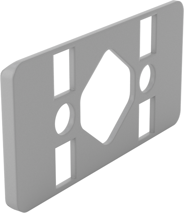 T-Yivli Çerçeveleme için Ray Ucu Contası, 60 mm Yükseklik x 60 mm Yükseklik Çiftten Çifte Ray için, 2 Dudak