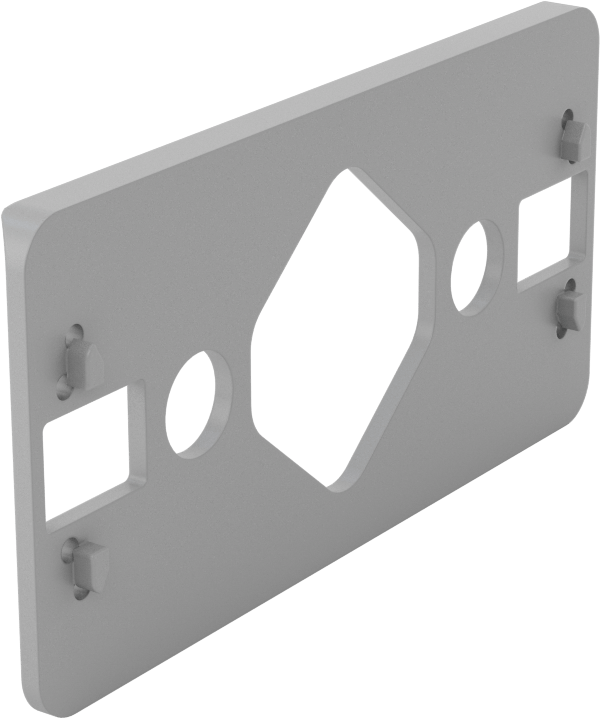 T-Yivli Çerçeveleme için Ray Ucu Contası, 30 mm Yüksek x 60 mm Yüksek Tekli ve Çiftli Ray için, 1 Dudak