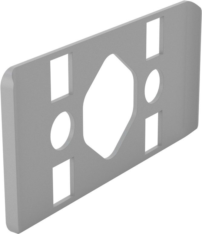 T-Yivli Çerçeveleme için Ray Ucu Contası, 80 mm yükseklik x 80 mm yükseklik Çiftten Çifte Ray, 2 Dudak