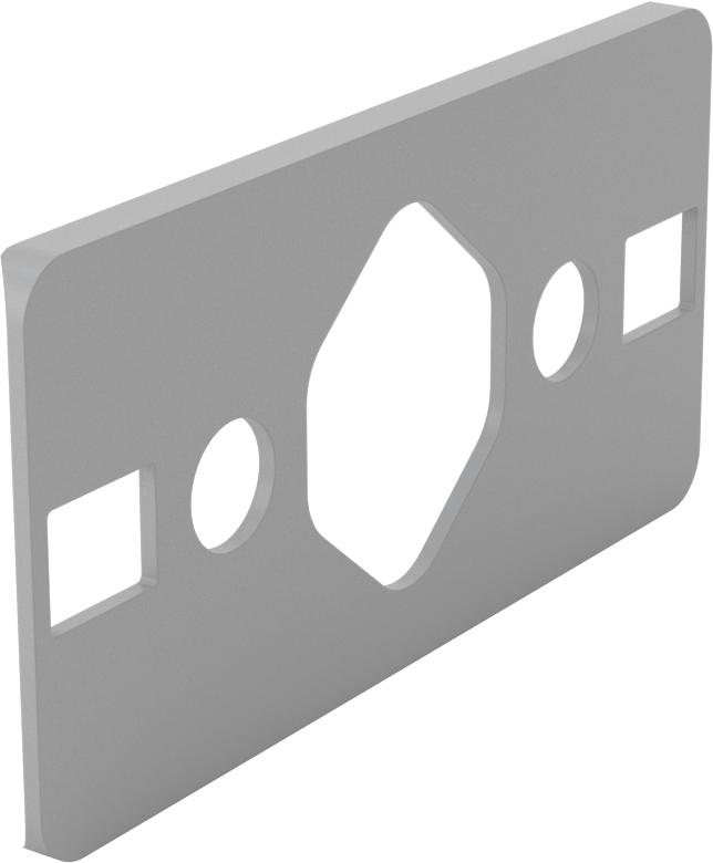 T-Yivli Çerçeveleme için Ray Ucu Contası, 40 mm Yükseklik x 80 mm Yükseklik Tekli ila Çiftli Ray için, 2 Dudak