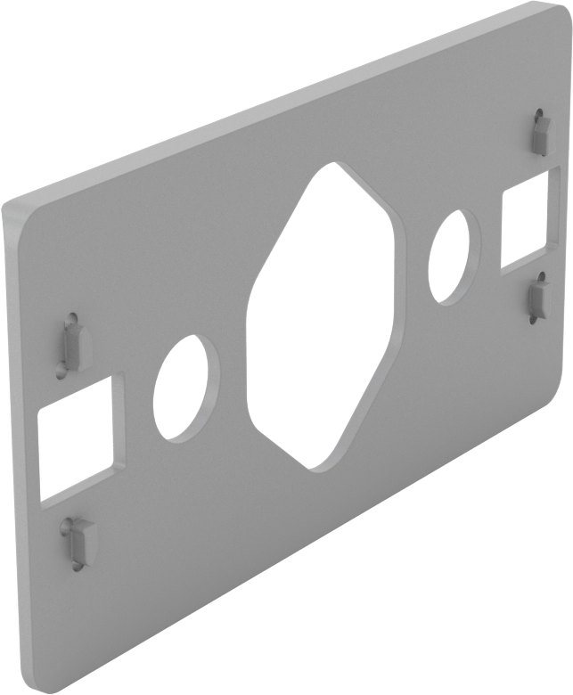 T-Yivli Çerçeveleme için Ray Ucu Contası, 40 mm Yükseklik x 80 mm Yükseklik Tekli ila Çiftli Ray için, 1 Dudak