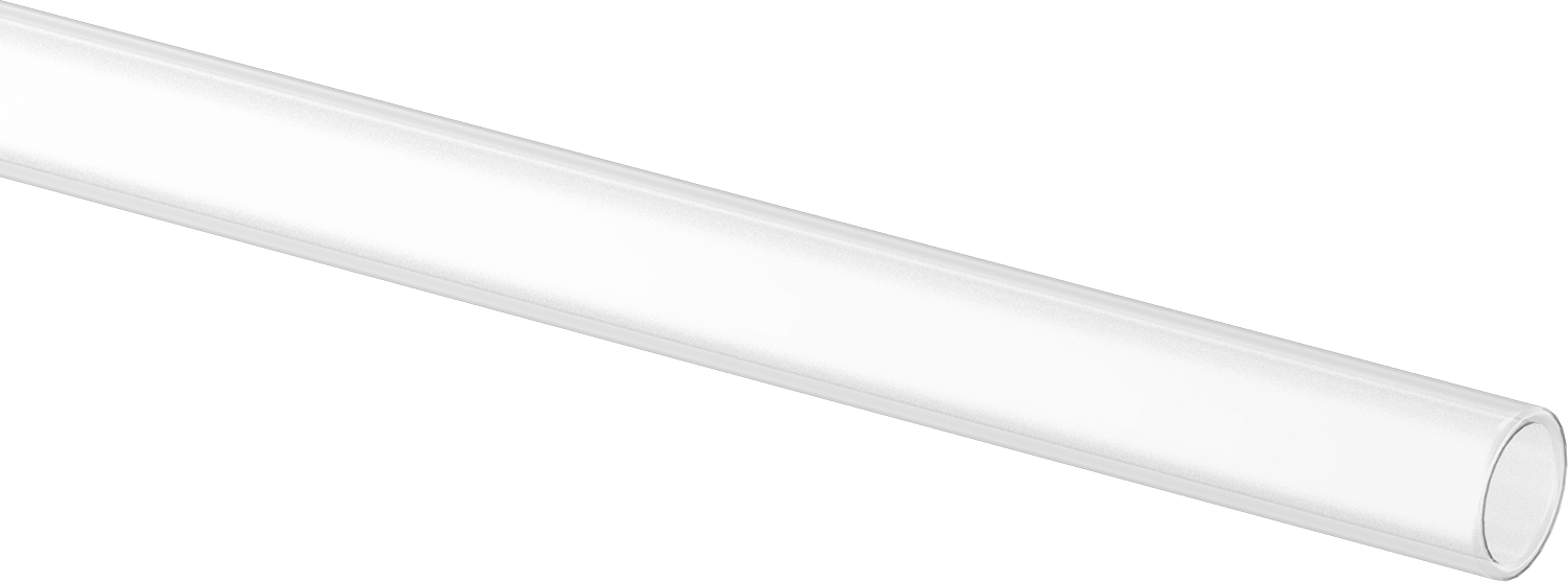 Ultra Yüksek Sıcaklık Kuvars Cam Tüp, 11 mm OD, 12" Uzunluk