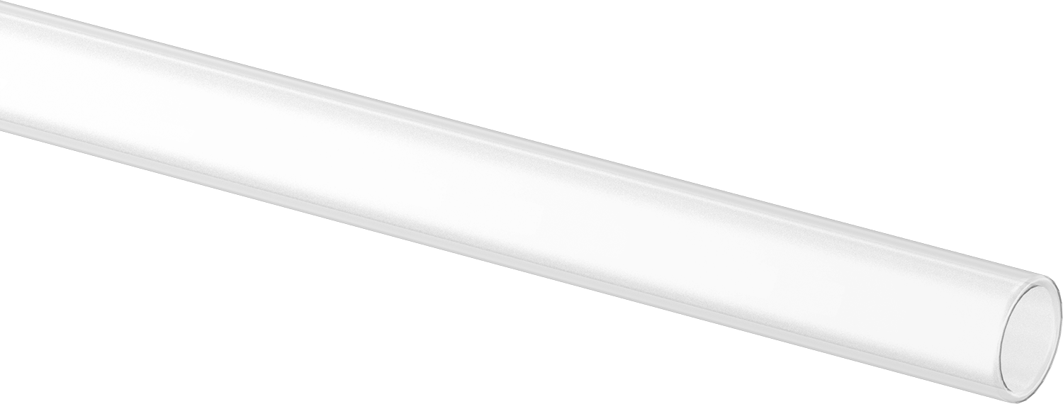 Ultra Yüksek Sıcaklık Kuvars Cam Tüp, 12 mm OD, 12" Uzunluk