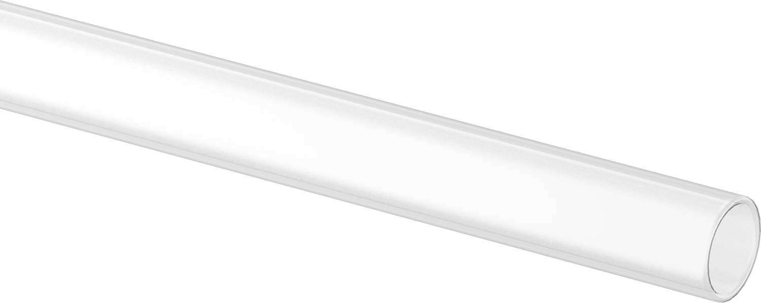 Ultra Yüksek Sıcaklık Kuvars Cam Tüp, 14 mm OD, 12" Uzunluk