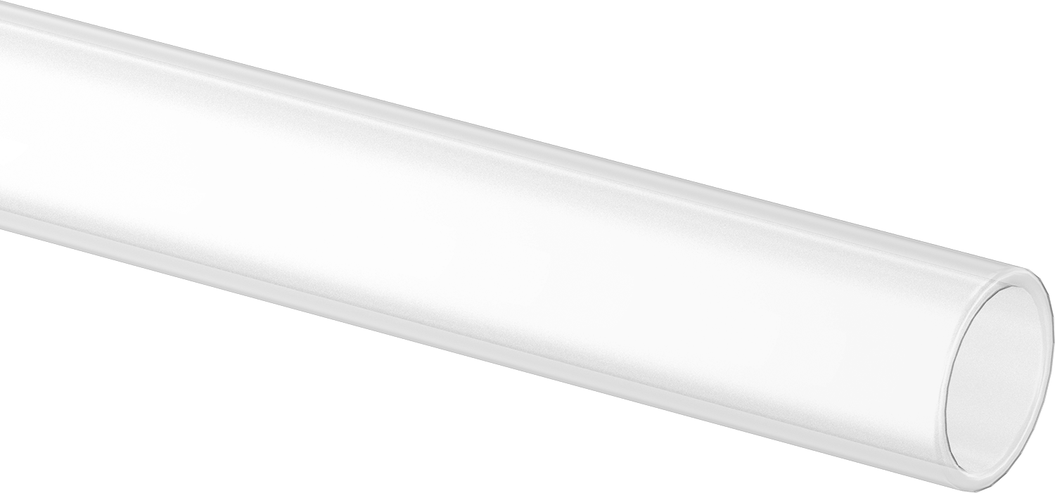 Ultra Yüksek Sıcaklık Kuvars Cam Tüp, 21.6 mm OD, 12" Uzunluk