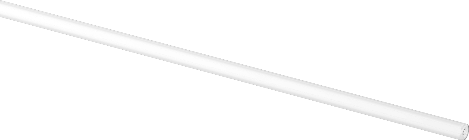 Ultra Yüksek Sıcaklık Kuvars Cam Tüp, 3 mm OD, 1 mm ID, 12" Uzunluk