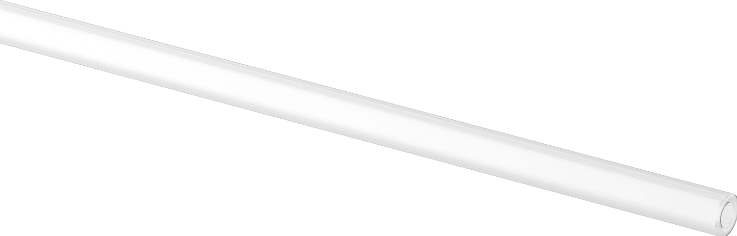 Ultra Yüksek Sıcaklık Kuvars Cam Tüp, 5 mm OD, 3 mm ID, 12" Uzunluk