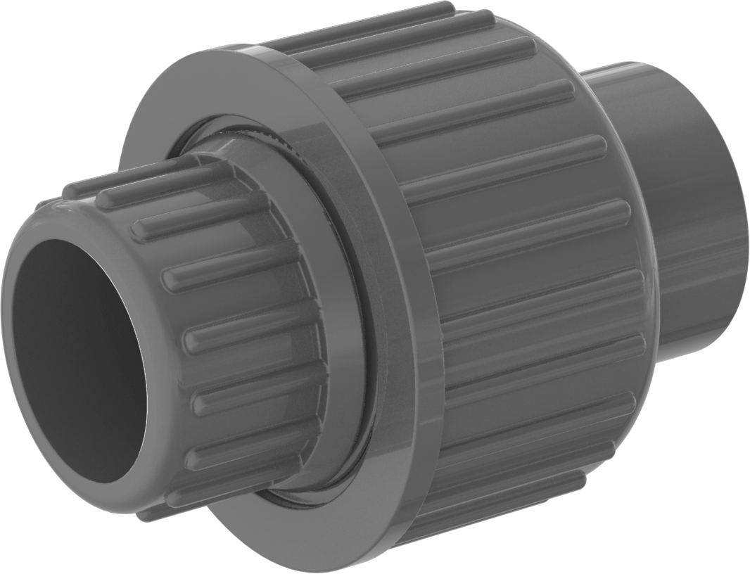 Sıcak Su için CPVC Boru Bağlantı Parçası, Bağlantı Düz Adaptörü, 16 mm DIN Dişi x 3/8 Dişi Soket