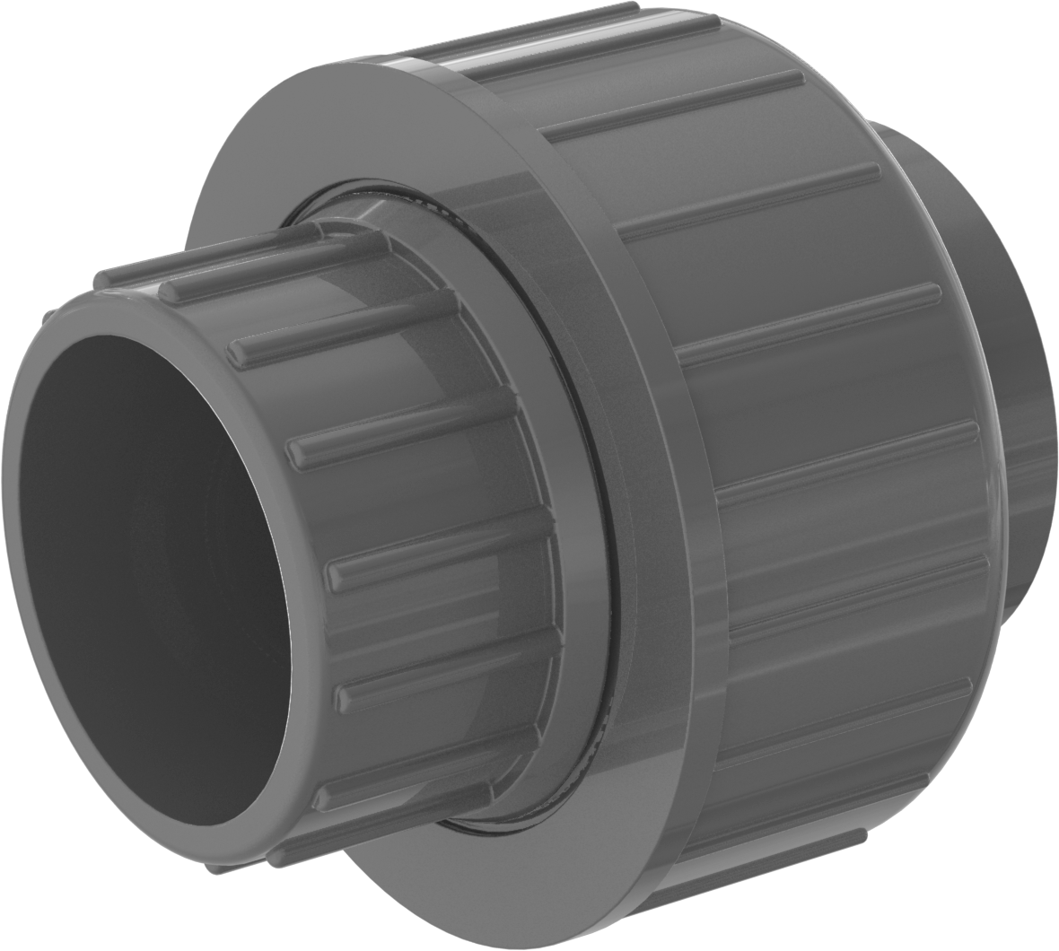 Sıcak Su için CPVC Boru Bağlantı Parçası, Bağlantı Düz Adaptörü, 40 mm DIN x 1-1/4 Dişi Soket