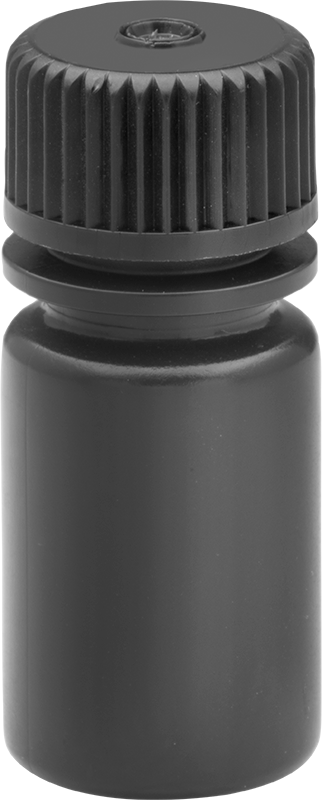 HDPE Plastik Şişe, 0,5 FL. oz. Kapasite, 1" Çap