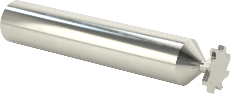 Hızlı Kesim Karbür Anahtar Yuvası Uçlu Freze, Kaplamasız, 1/2" Freze Çapı, 1/16" Freze Kalınlığı