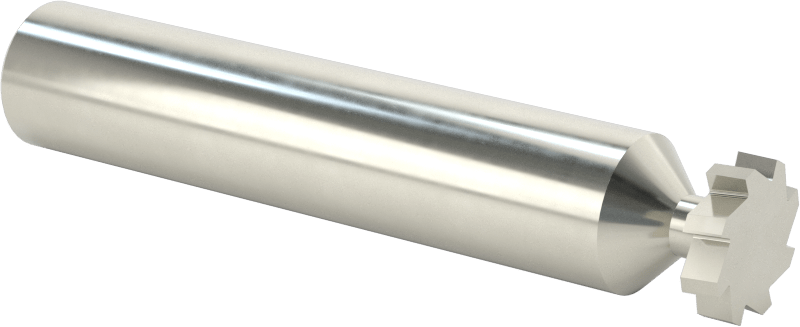 Hızlı Kesim Karbür Anahtar Yuvası Uçlu Freze, Kaplamasız, 1/2" Freze Çapı, 1/8" Freze Kalınlığı