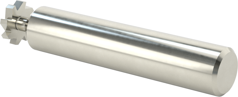 Hızlı Kesim Karbür Anahtar Yuvası Uçlu Freze, Kaplamasız, 1/2" Freze Çapı, 3/32" Freze Kalınlığı