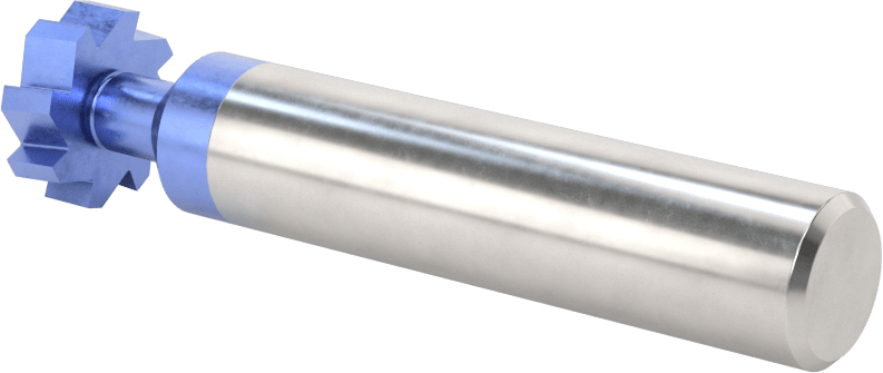Hızlı Kesim Karbür Anahtar Yuvası Uçlu Freze, AlTiN Kaplamalı, 5/8" Freze Çapı, 3/16" Levha Kalınlığı