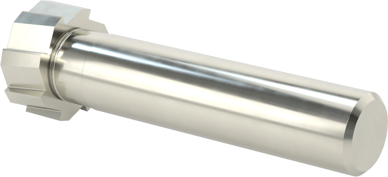 Hızlı Kesim Karbür Anahtar Yuvası Uçlu Freze, Kaplamasız, 3/4" Freze Çapı, 5/16" Freze Kalınlığı