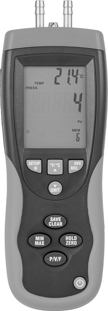 Pitot Tüpü Uzaktan Okuma Hava Akışı/Sıcaklık Ölçer