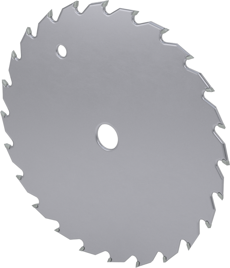 Ahşap için Testere Bıçağı, Dairesel, 6-1/2" Çap, 24 Diş, 0,087" Geniş Kesim