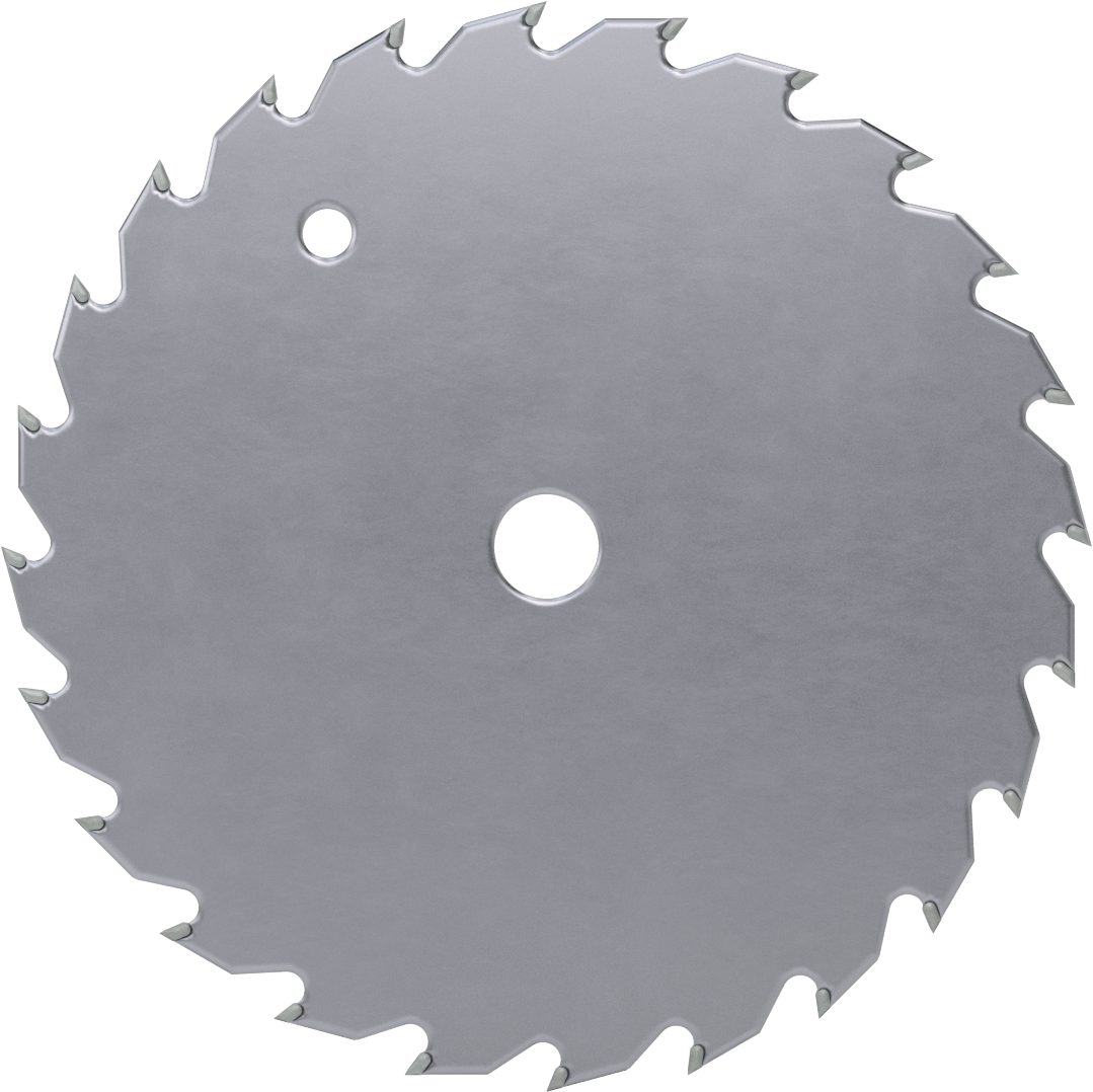 Ahşap için Testere Bıçağı, Dairesel, 6-1/2" Çap, 24 Diş, 0,087" Geniş Kesim