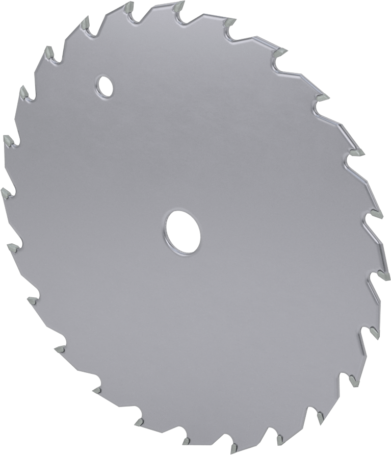 Ahşap için Testere Bıçağı, Dairesel, 6-1/2" Çap, 24 Diş, 0,087" Geniş Kesim