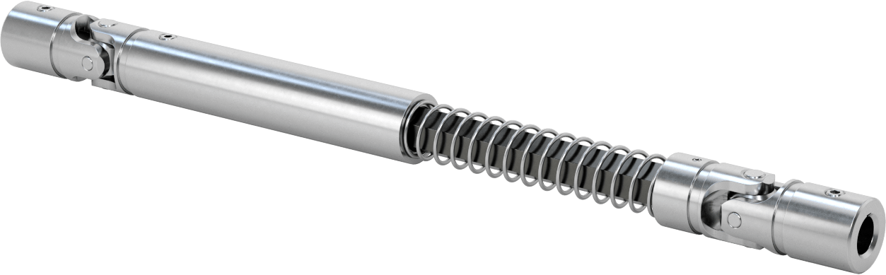 Hızlı Değiştirilebilir Çift U-Eklem, 1/2“ Çap x 1-3/16” Derinlikte Mil için