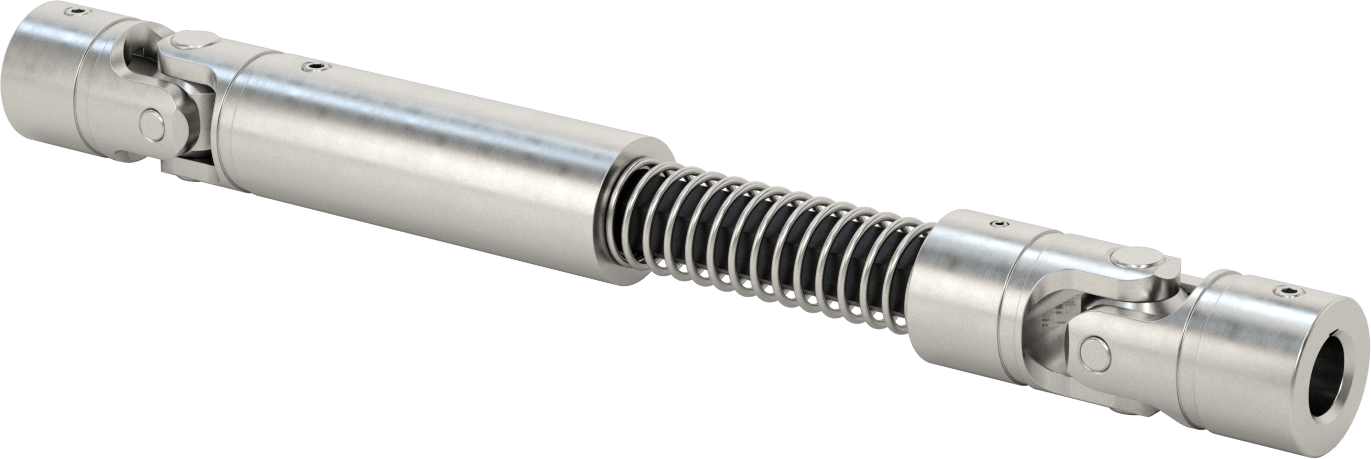Hızlı Değiştirilebilir Çift U-Eklem, 1“ Çap x 1-11/16” Derinlikte Mil için