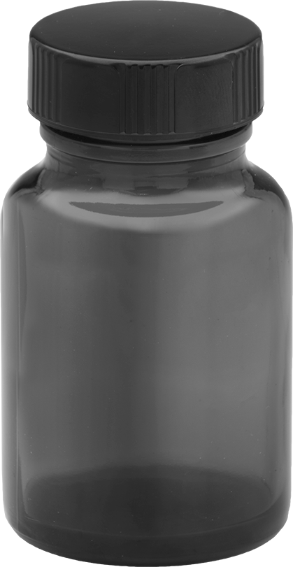 Kehribar Rengi Cam Kavanoz, 2 FL oz/60 ml Kapasite