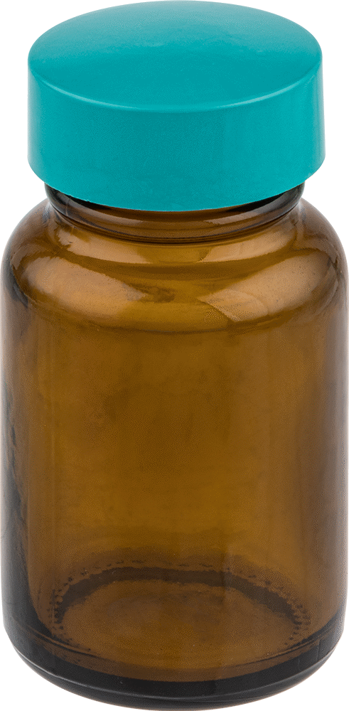 Kehribar Rengi Cam Kavanoz, Amber 1 FL oz/30 ml Kapasite