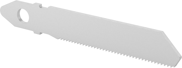 T-Saplı Dekupaj Testere Bıçağı, Metal için, 2" Uzunluk, 5/16" Genişlik, 32 Diş İnç Başına