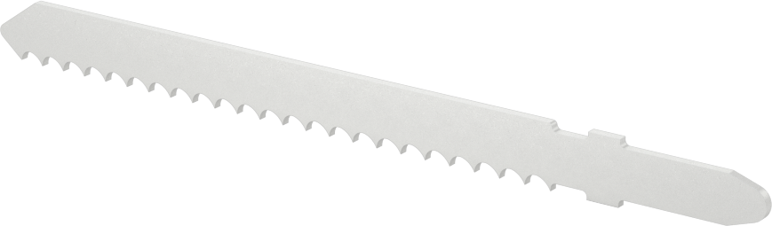 T-Saplı Dekupaj Testere Bıçağı, Metal için, 4" Uzunluk, 5/16" Genişlik