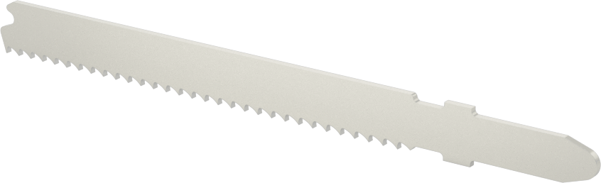 T-Saplı Dekupaj Testere Bıçağı, Metal için, Uzun Ömürlü, 3-5/8" Uzunluk, 12 Diş İnç Başına