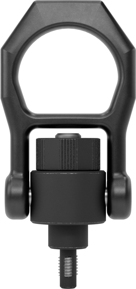 Kaldırma için Hızlı Açılır Vinç Halkası, 180 Derece Pivot ve 360 Derece Döner, M10 x 1,5 mm Diş