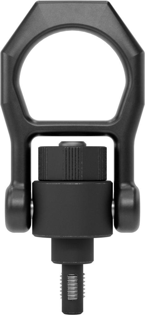 Kaldırma için Hızlı Açılır Vinç Halkası, 180 Derece Pivot ve 360 Derece Döner, M12 x 1,75 mm Diş
