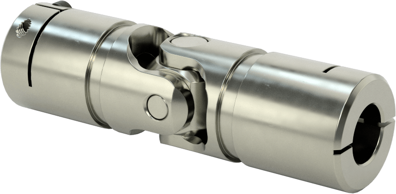 Kelepçeli Tekli U-Eklem, 3/8“ Çap x 15/16” Derinlikli Mil için