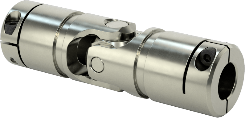 Kelepçeli Tekli U-Eklem, 3/8“ Çap x 15/16” Derinlikli Mil için
